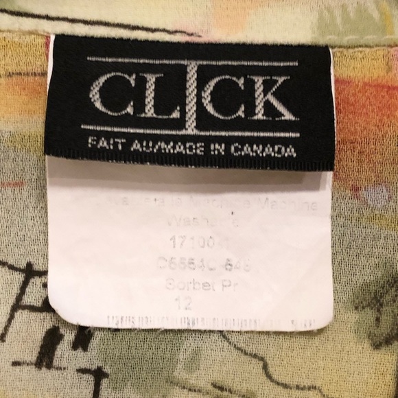 CLICK BEACH STYLE BUTTON UP BLOUSE - Picture 5 of 5